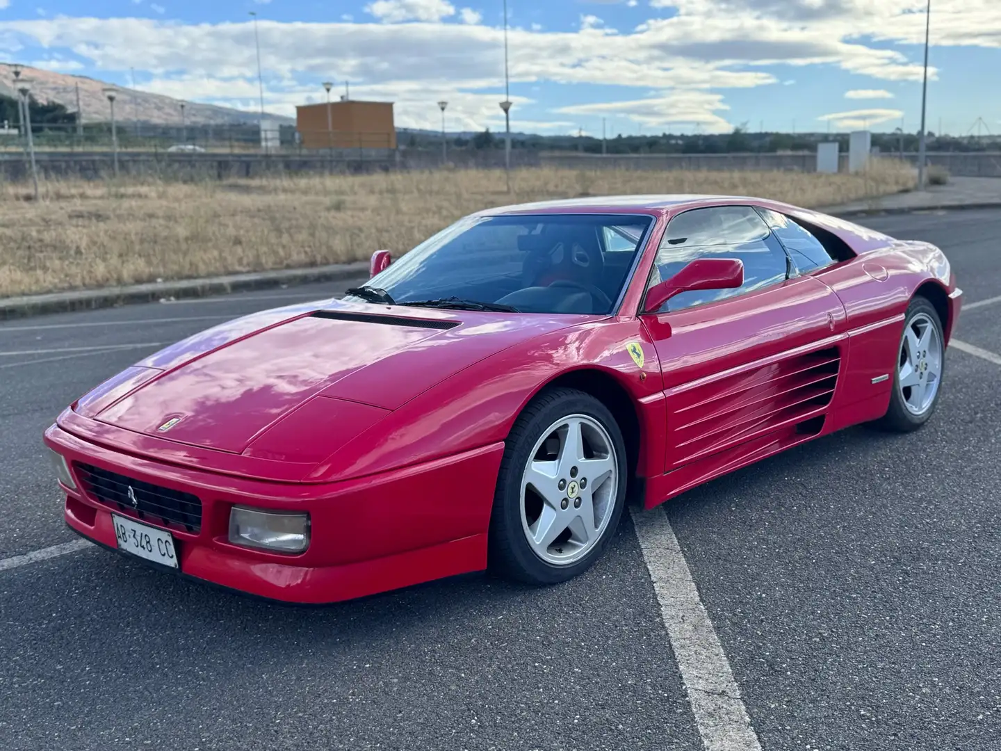 Ferrari 348 TB 3.4 300cv targa originale unica no permute book Czerwony - 1