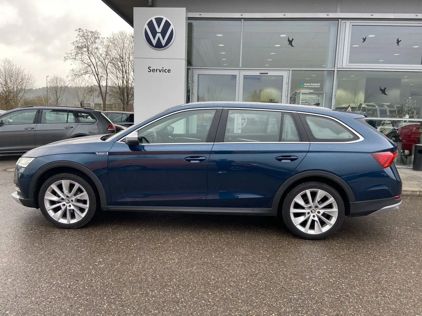 Skoda Octavia Combi SCOUT 1.5 TSI e-TEC DSG 18"+EL.HEC Blau - 2