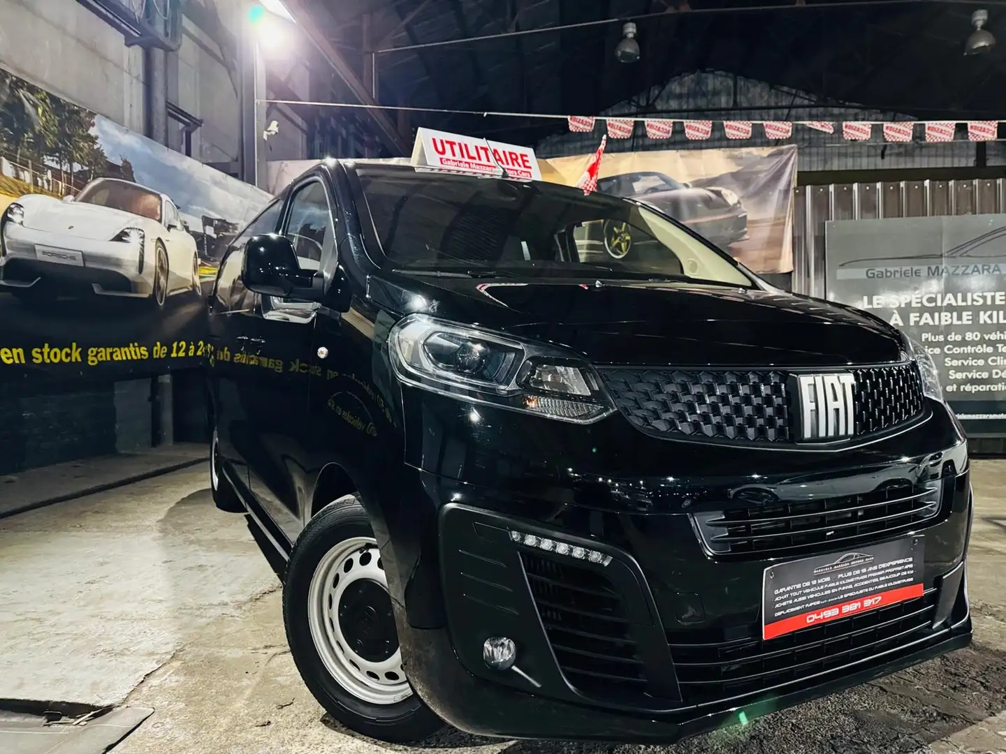 Fiat Scudo 2.0MTJ H1L3 - Utilitaire - CarPlay - LED - GPS Schwarz - 2