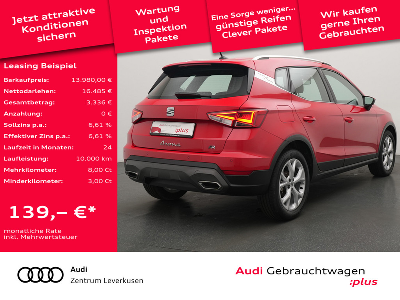 SEAT Arona FR VIRT LED NAVI CARPLAY PDC — photo 2