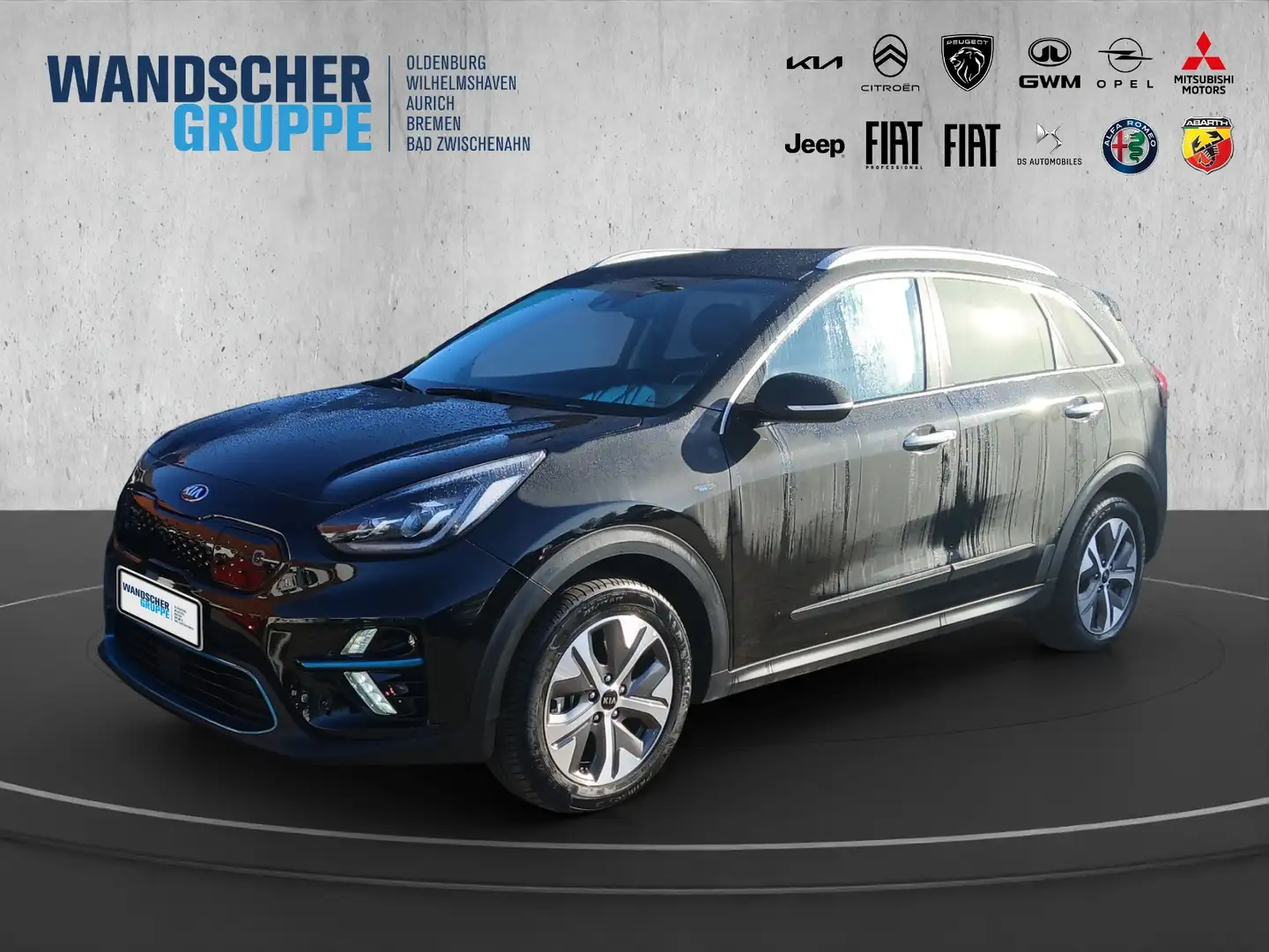 Kia Niro e- Spirit +Navi+LED+Kam.+KeyLess+SHZ+LM Schwarz - 1