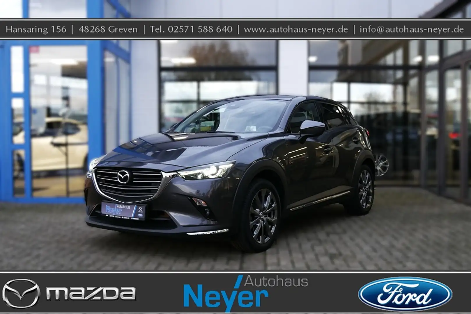 Mazda CX-3 SKYACTIV-G 2.0 Edition 100 Automatik *Sondermodell Grau - 1