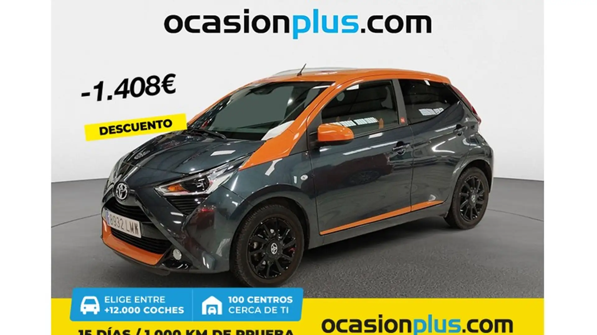 Toyota Aygo 70 x-cite x-shift Gris - 1