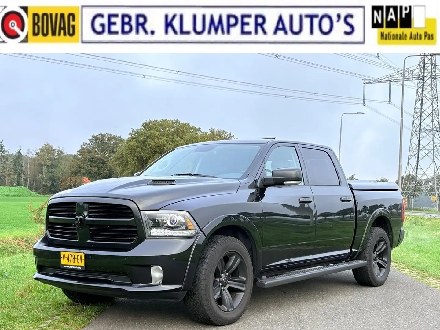 Dodge RAM 5.7 V8 QC 6'4 Sport, 2e Eig., NL-Auto, Full Option Zwart - 1