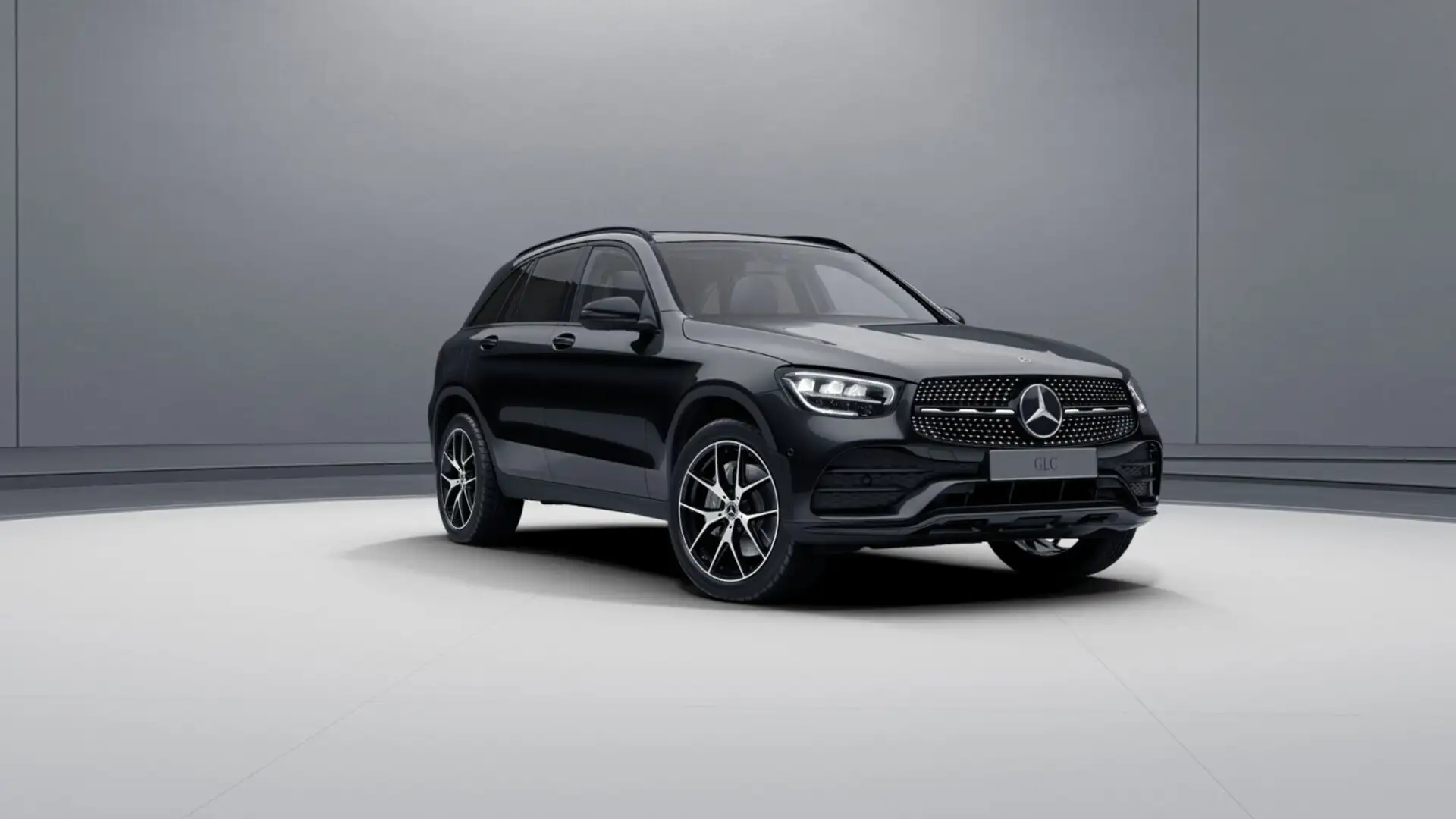 Mercedes-Benz GLC 300 GLC 300 de 4M AMG+NIGHT+AHK+PANO+SOUND+MEMO+360° Zwart - 2