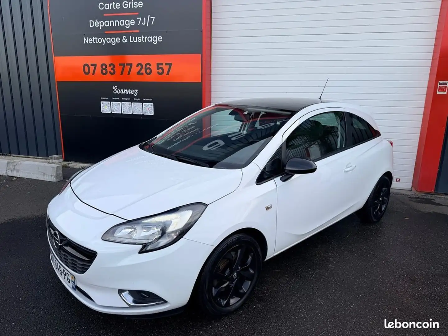 Opel Corsa 1.4 I 16V TURBO 100 CV MOTEUR A CHAÎNE- GPS TOIT NOIR LED JOUR- VOLANT CHAUFFANT Blanc - 2
