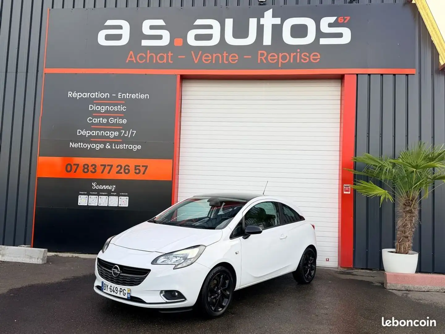 Opel Corsa 1.4 I 16V TURBO 100 CV MOTEUR A CHAÎNE- GPS TOIT NOIR LED JOUR- VOLANT CHAUFFANT Blanc - 1