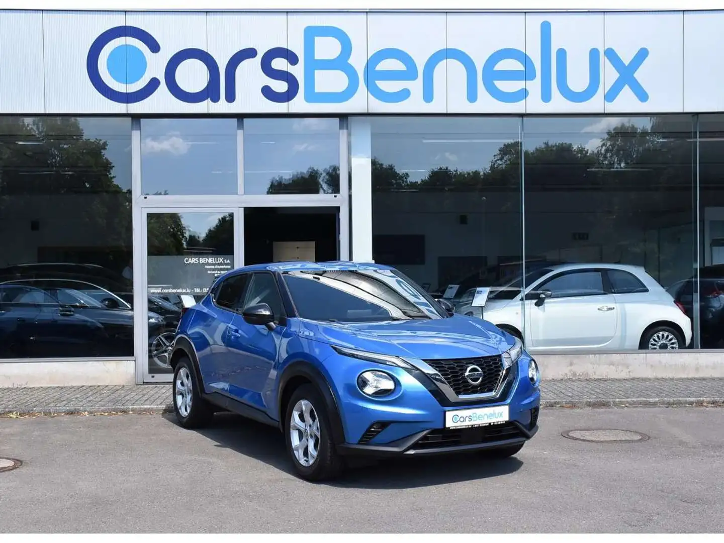 Nissan Juke 1.0 DIG-T Tekna REGUL LANE GPS CAM KEYLESS 1 MAIN Bleu - 1