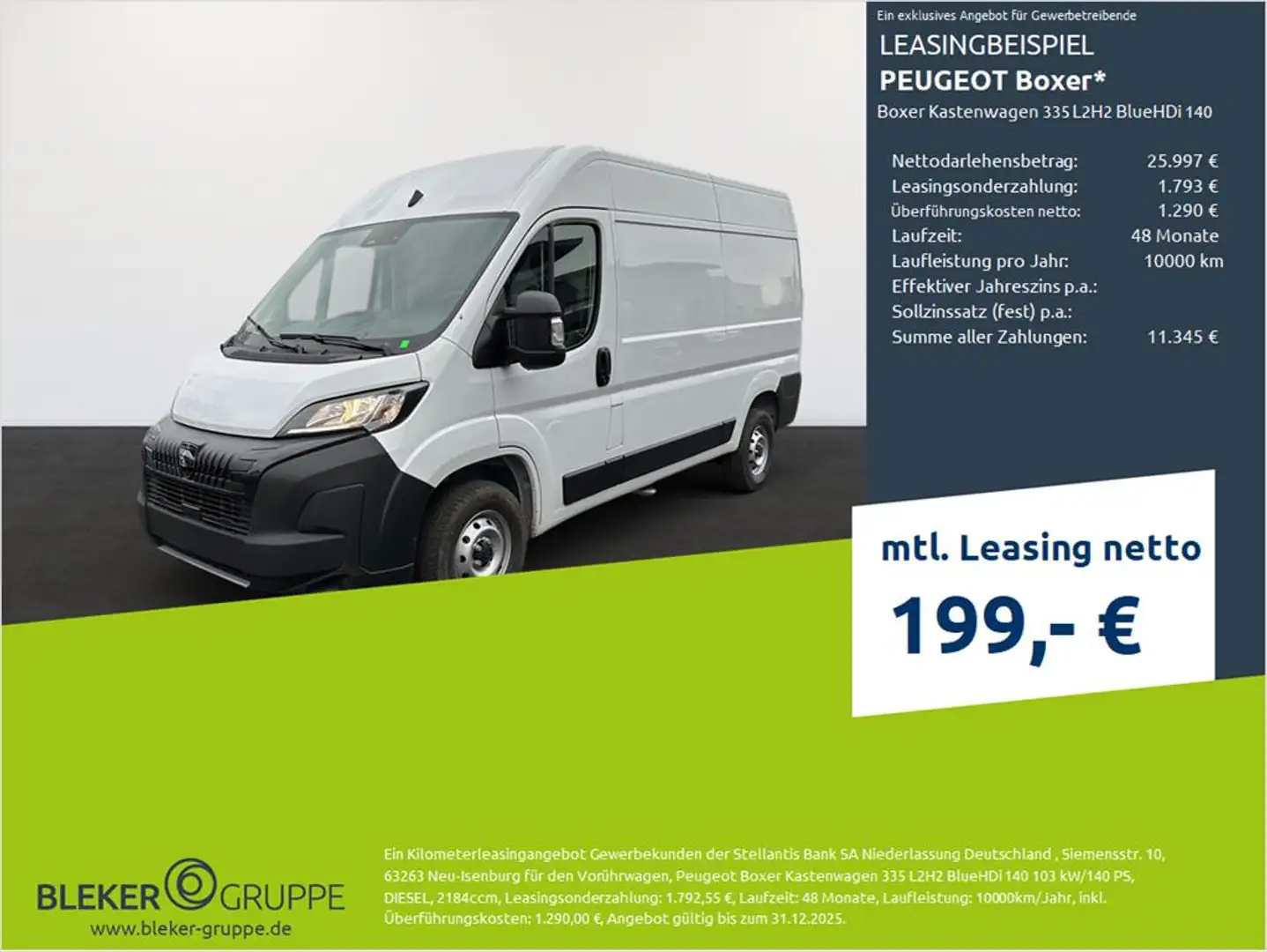 Peugeot Boxer Blanc - 1