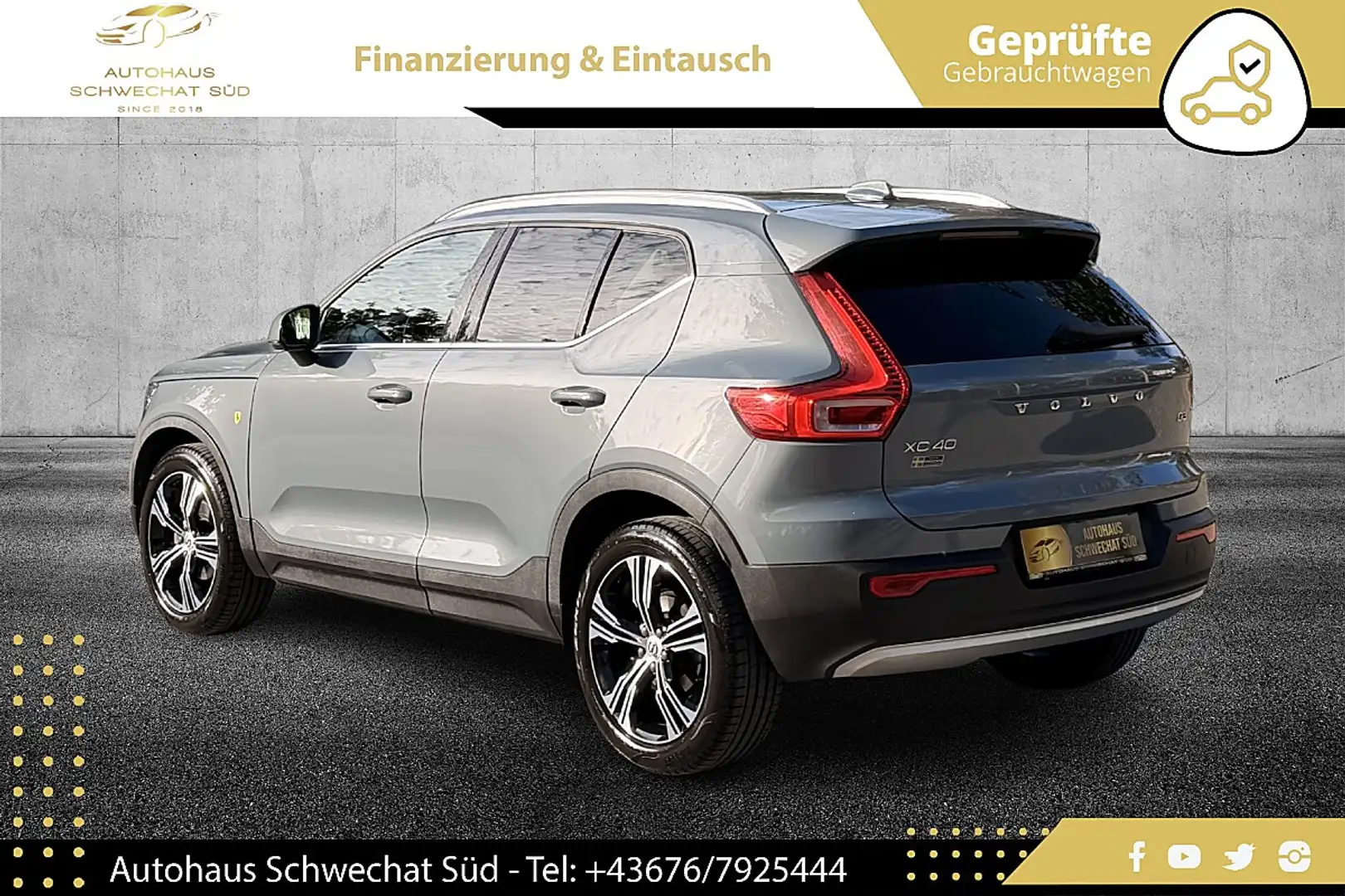 Volvo XC40 D3 Inscription Geartronic // 1.BESITZ // LEDER ... Blau - 2