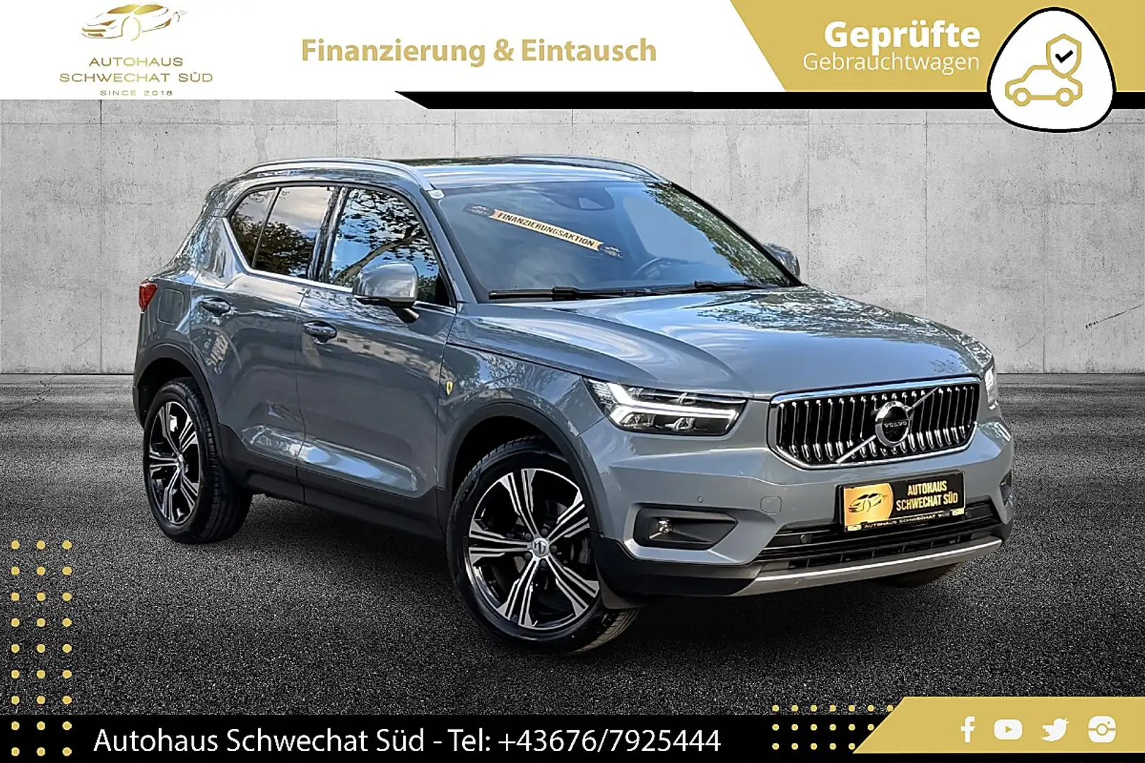 Volvo XC40 D3 Inscription Geartronic // 1.BESITZ // LEDER ... Blau - 1