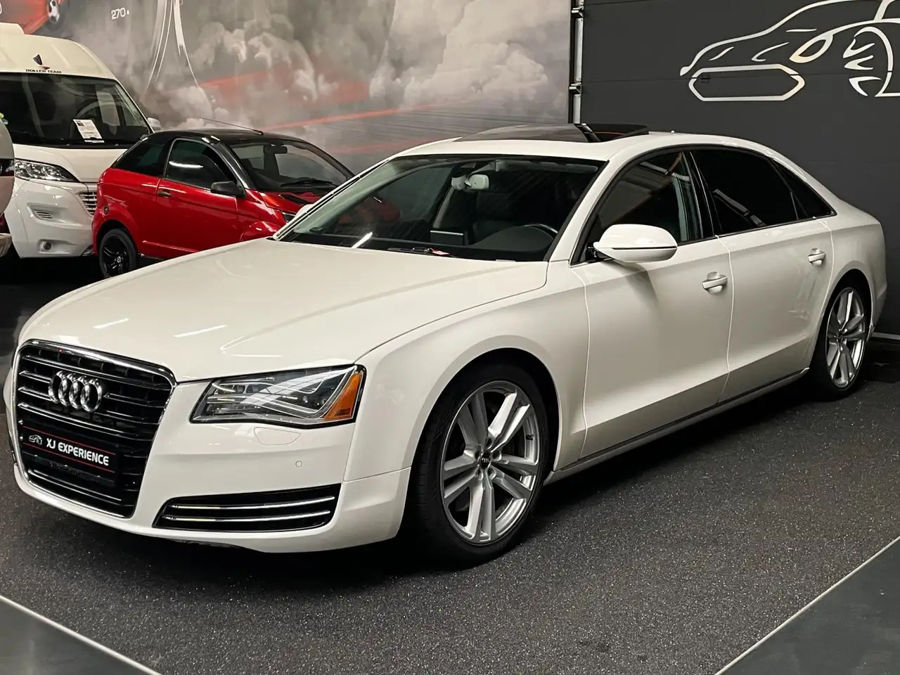 AUDI A8L 4.2 FSI 373ch - QUATTRO EXCLUSIVE - SELLERIE CUIR - TOIT OUVRANT