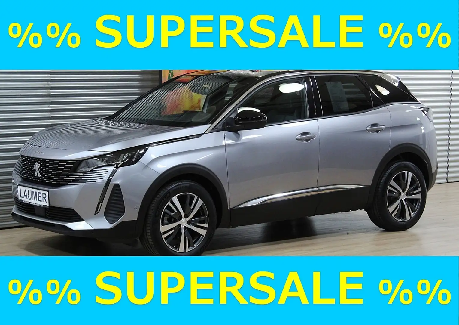Peugeot 3008 PureTech 130 6-Gang-Manuell Allure +motorisiert... Grau - 1