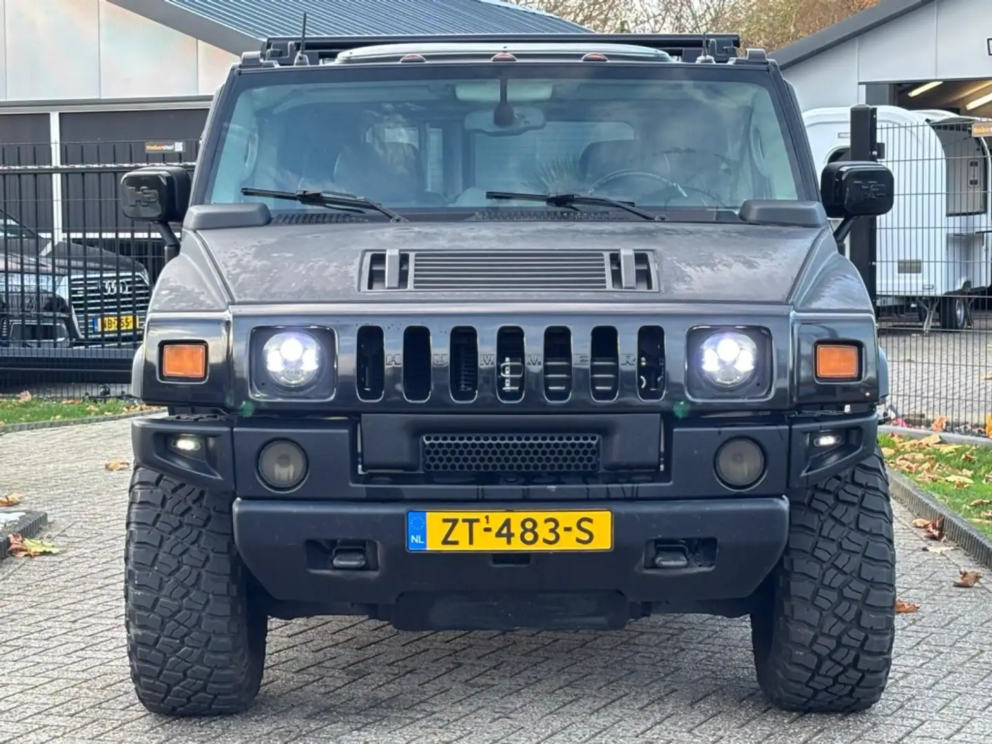 HUMMER H2 6.0 V8 2003 Youngtimer Schuifdak Benzine Gris - 2