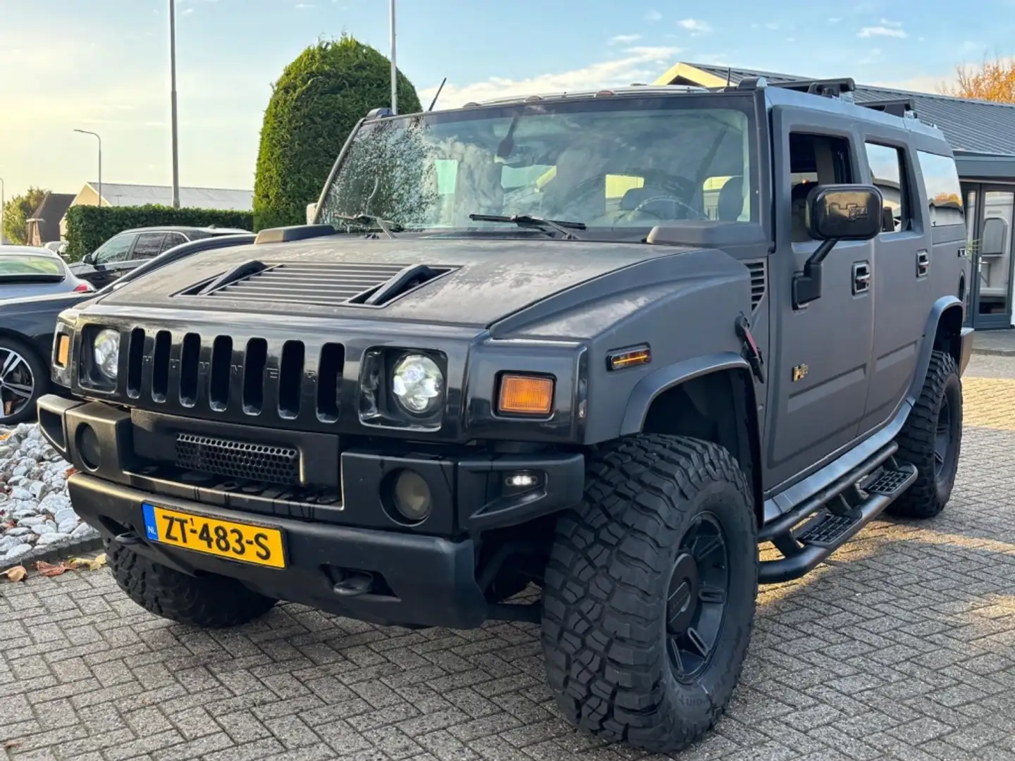 HUMMER H2 6.0 V8 2003 Youngtimer Schuifdak Benzine Grau - 1