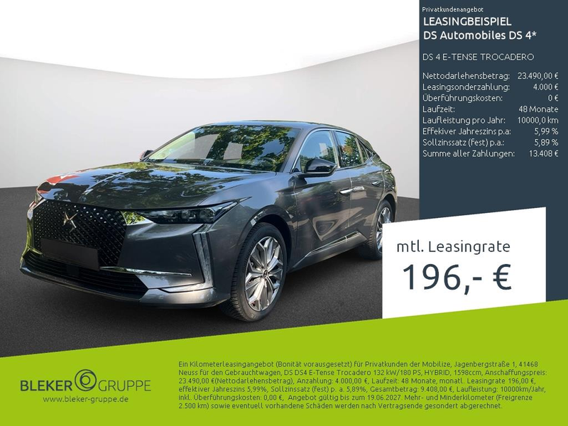 DS Automobiles DS 4 DS 4 E-TENSE TROCADERO