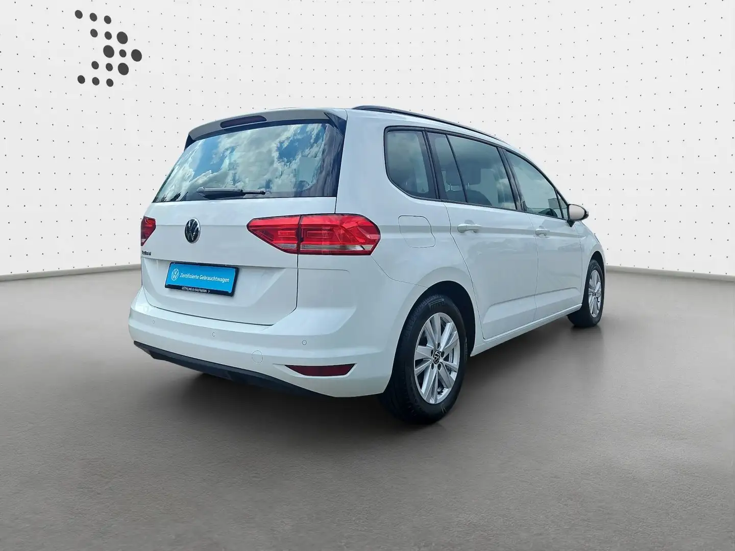Volkswagen Touran Comfortline TDI*AHK*SPIEGEL PAK:*ACC Blanc - 2