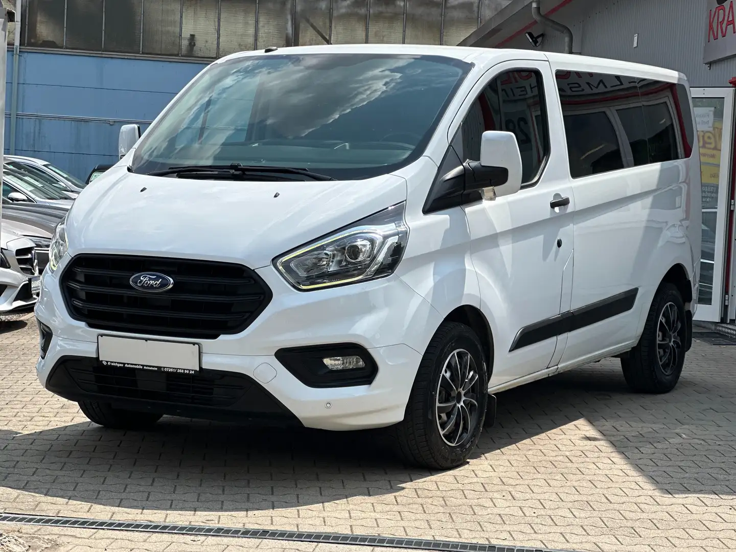 Ford Transit Custom 2.0 TDCI*9-Sitze*Klima*Parkpilot*Tempomat Weiß - 1