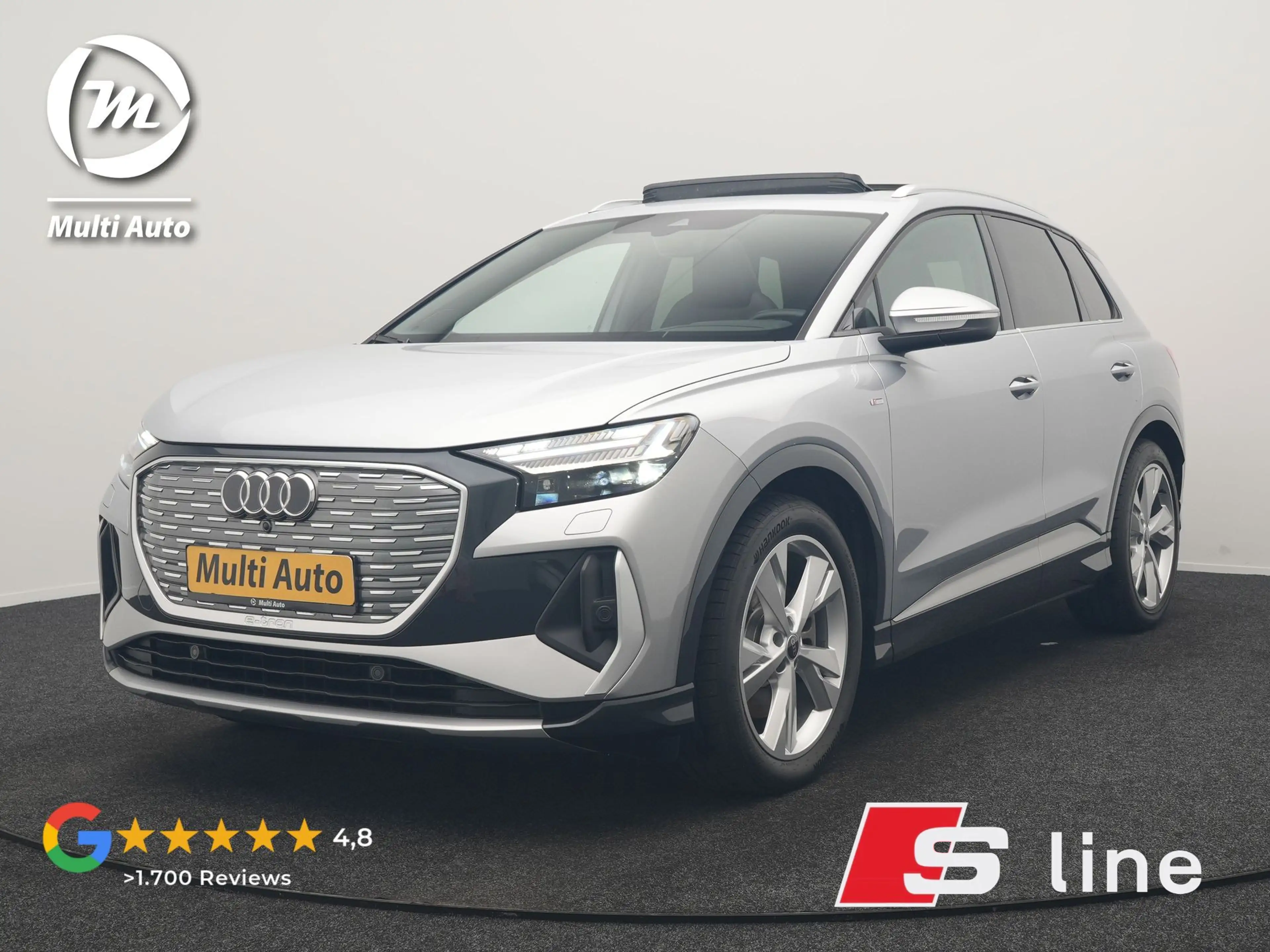 Audi Q4 e-tron 40 S Line 77 kWh 204pk Dealer O.H. | Panodak | Ada
