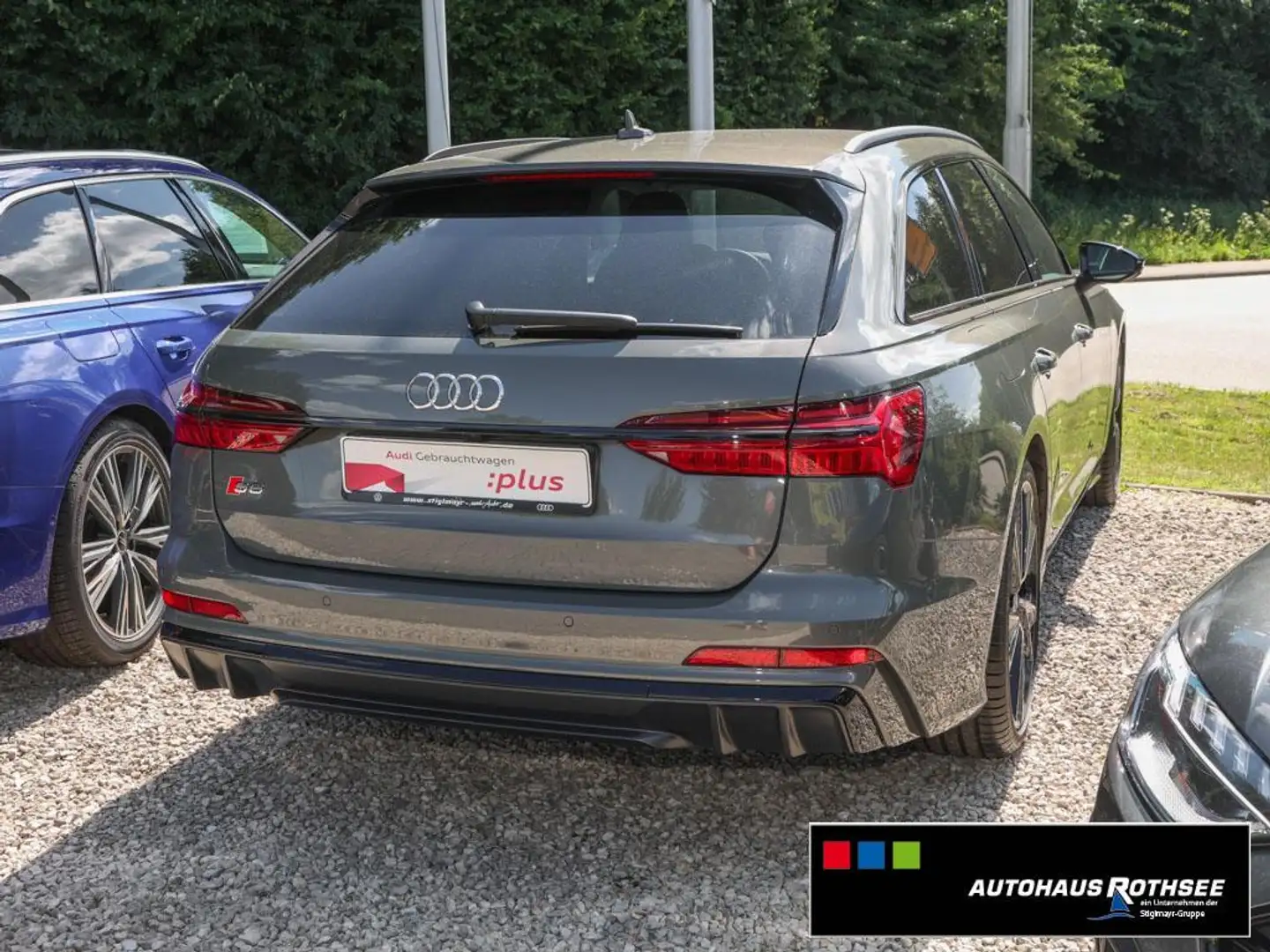 Audi S6 Avant TDI B&O+HD-MATRIX+STANDHZG+ALU 21` Gris - 2