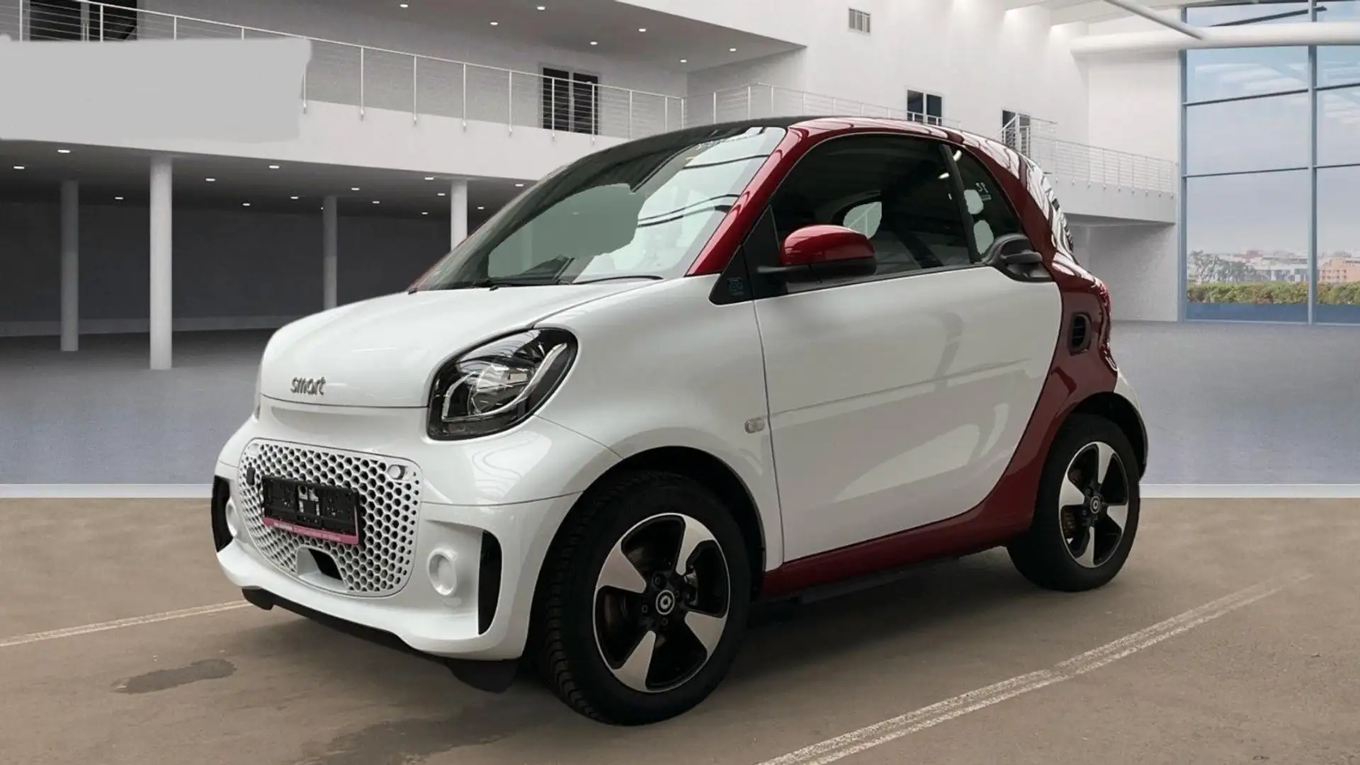 smart forTwo EQ,1.Besitz,erst 29tkm,Schnellader Weiß - 1