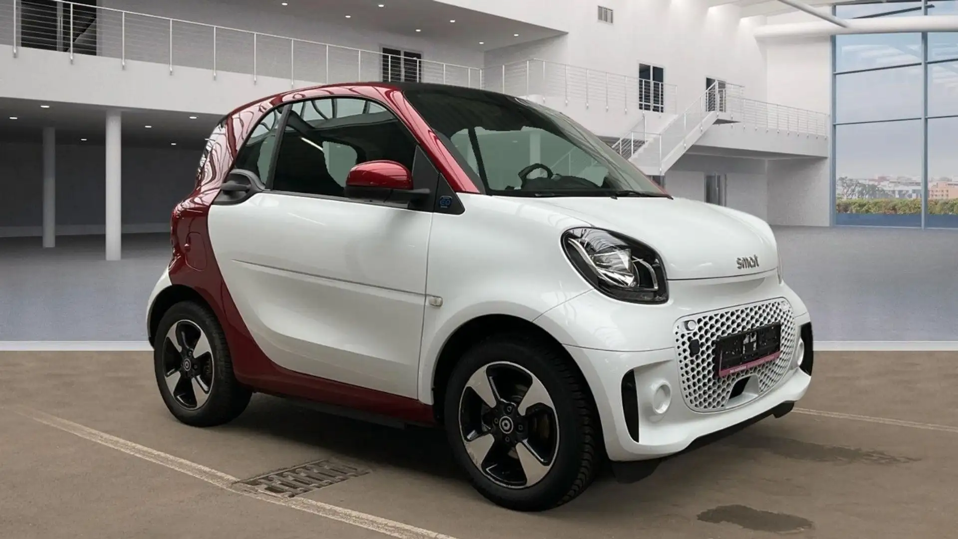 smart forTwo EQ,1.Besitz,erst 29tkm,Schnellader Weiß - 2