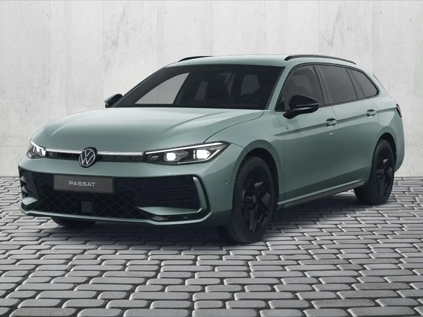 Volkswagen Passat 2.0 TDI 4M R-LINE BLACK *AHK*STDHZG* Grün - 2