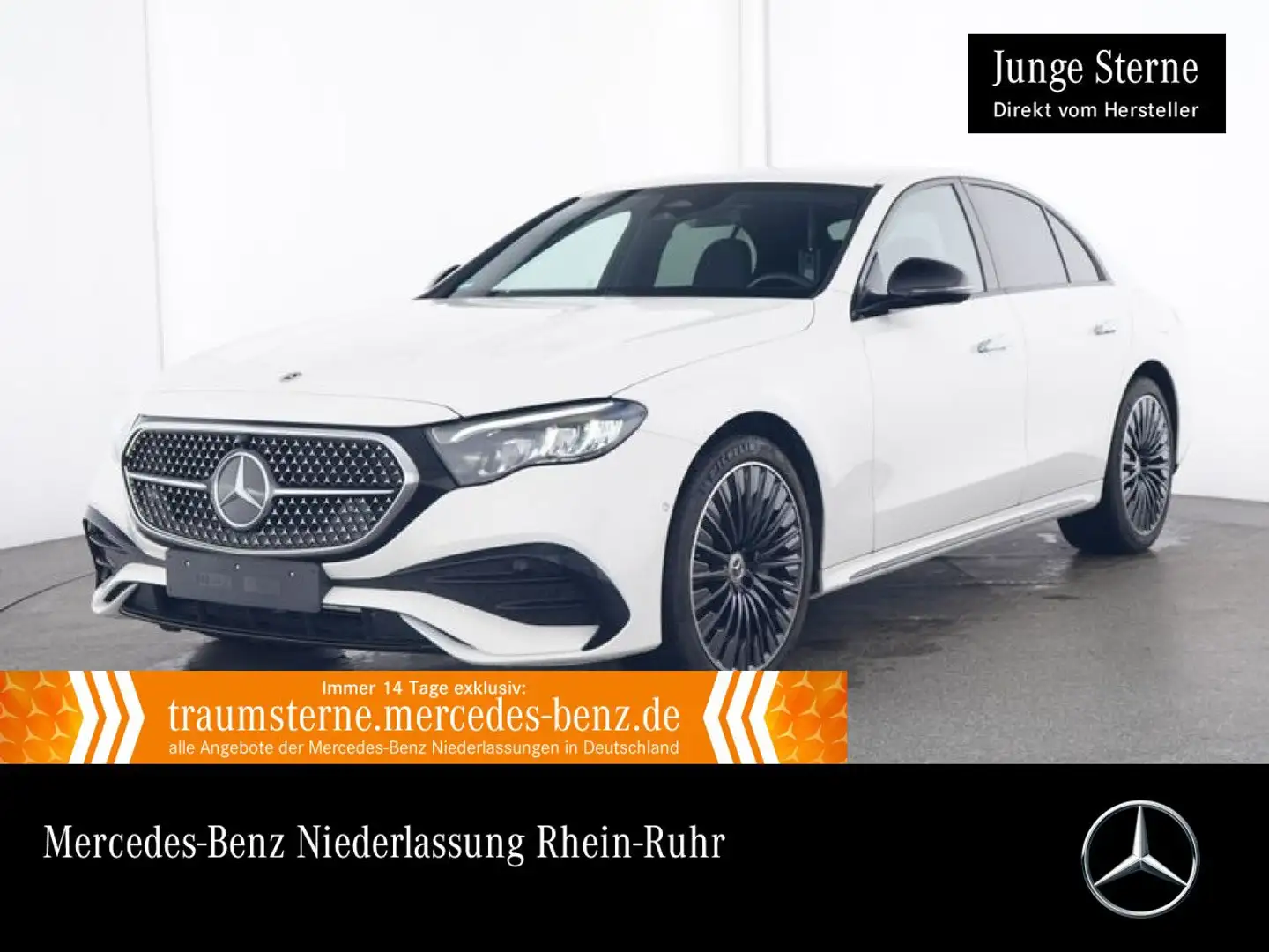 Mercedes-Benz E 300 e AMG Distr. LED Night Kamera Spurhalt-Ass Weiß - 1