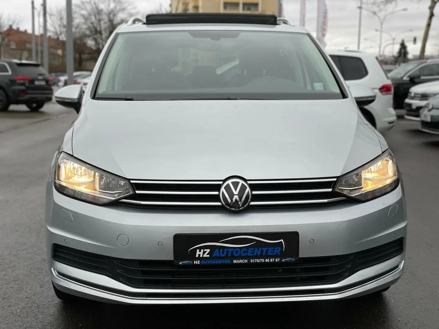 Volkswagen Touran United 2.0 TDI*PANO*NAVI*7-Sitzer*AHK*ACC Silber - 2