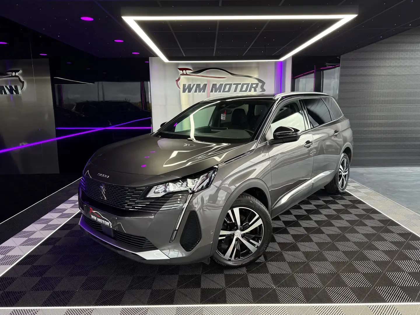 Peugeot 5008 5008 1.5 BlueHDi GT Line 7 Places//Camera 360° Gris - 1