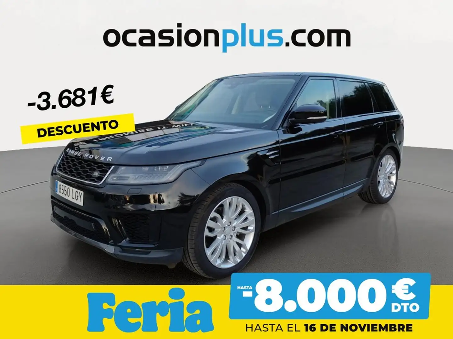 Land Rover Range Rover Sport 3.0SDV6 SE Aut. 249 Zwart - 1