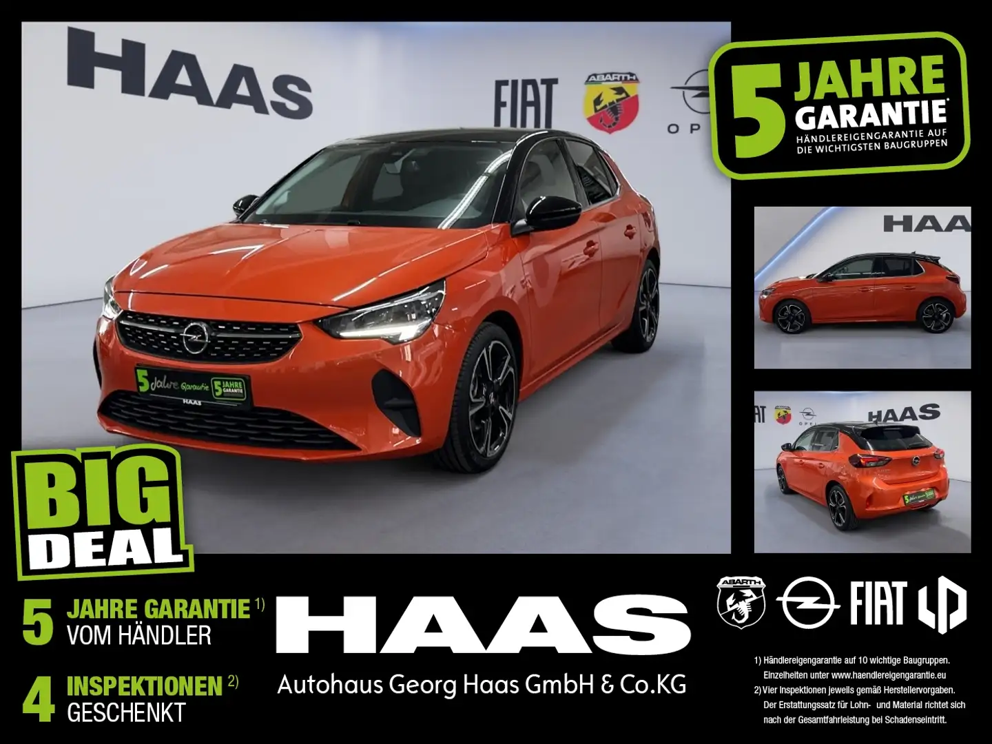 Opel Corsa F 1.2 Turbo Carplay, Sitz,-&Lenkradheizung Orange - 1