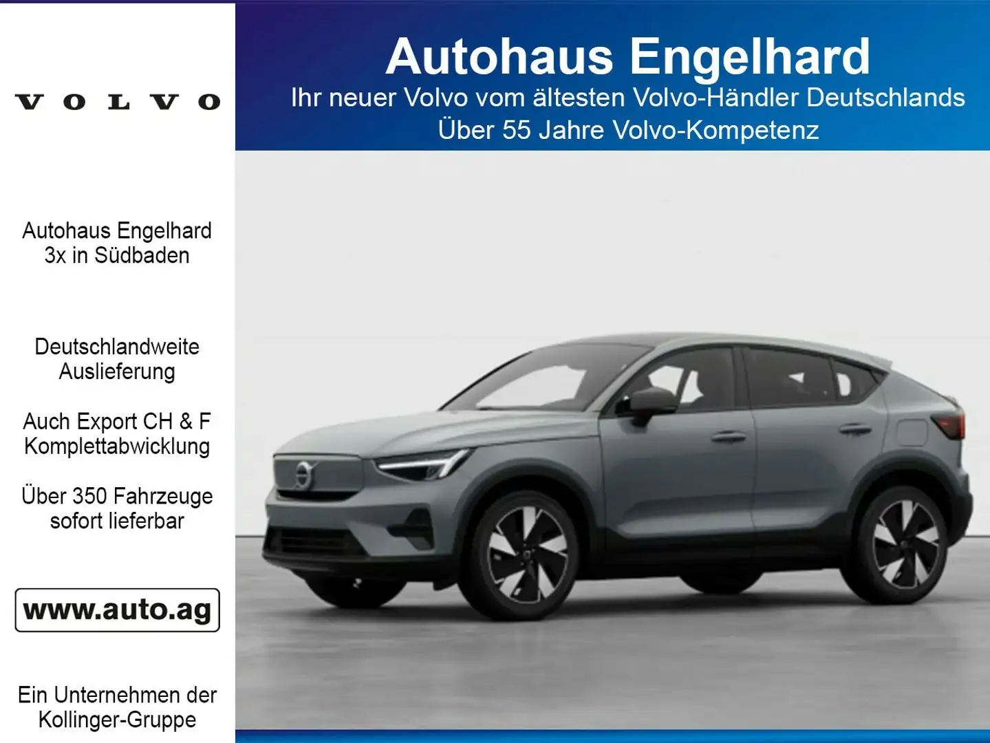 Volvo C40 SINGLE EXT. RANGE 82kWh CORE MY25 Gris - 1
