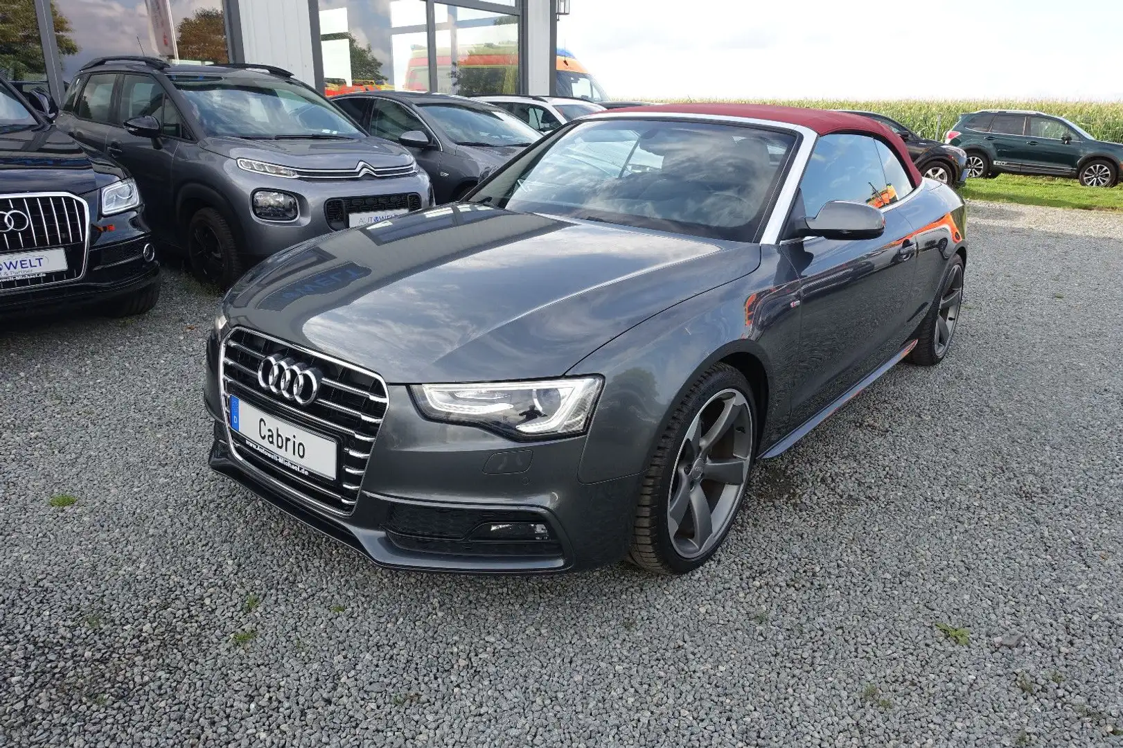 Audi A5 Cabriolet 1.8 TFSI Aut.S Line XEN LED NAV B&O Grau - 2
