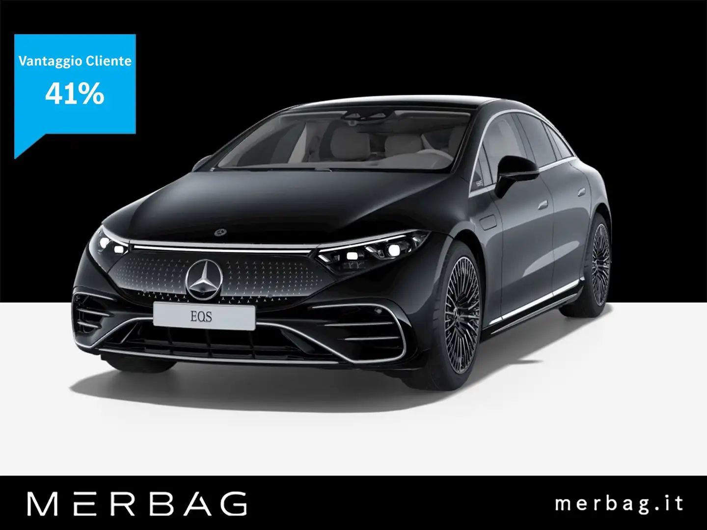 Mercedes-Benz EQS 450 4Matic Premium Plus Nero - 1