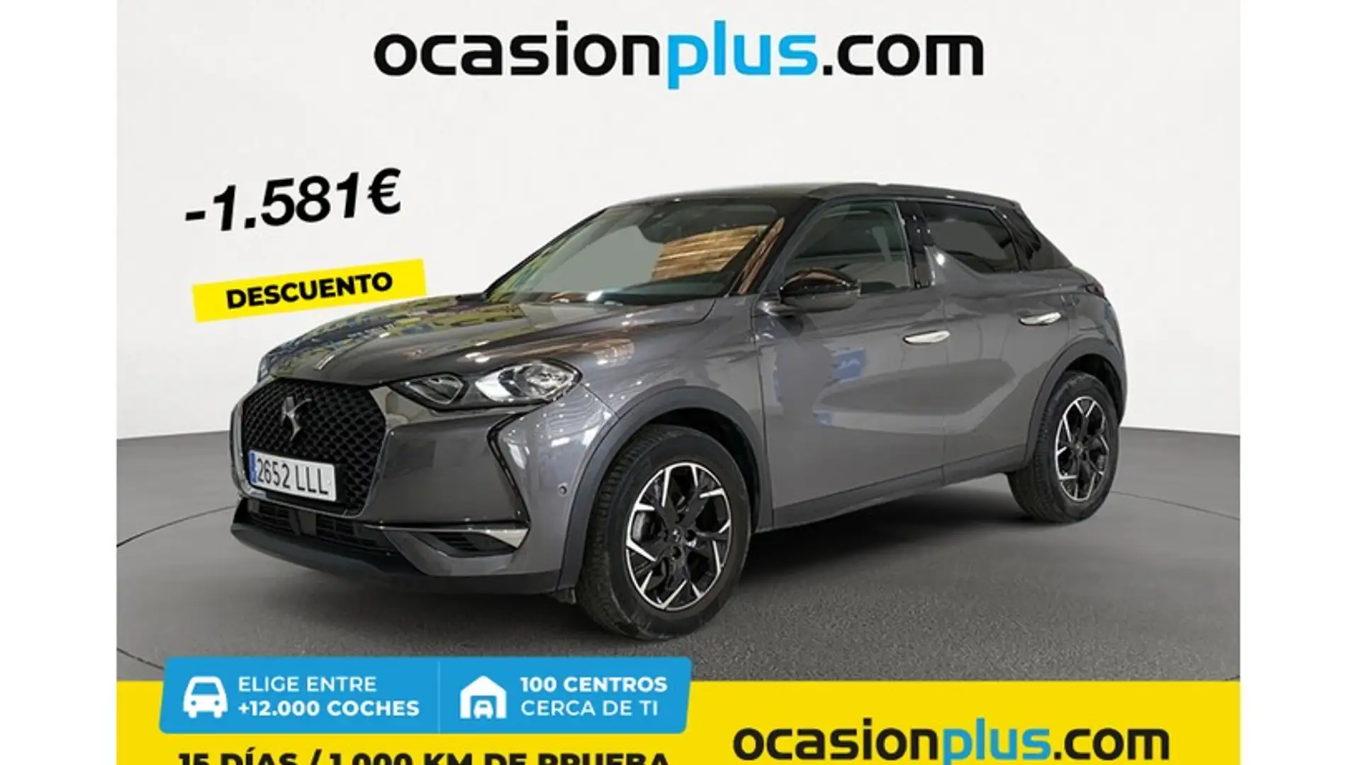 DS Automobiles DS 3 Crossback Puretech So Chic 100 Gris - 1