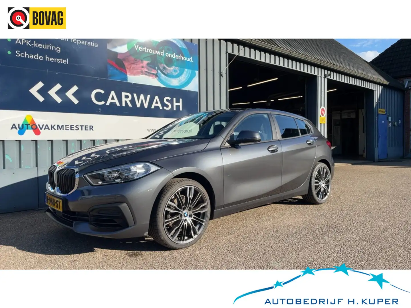 BMW 118 1-serie 118i Executive Gris - 1