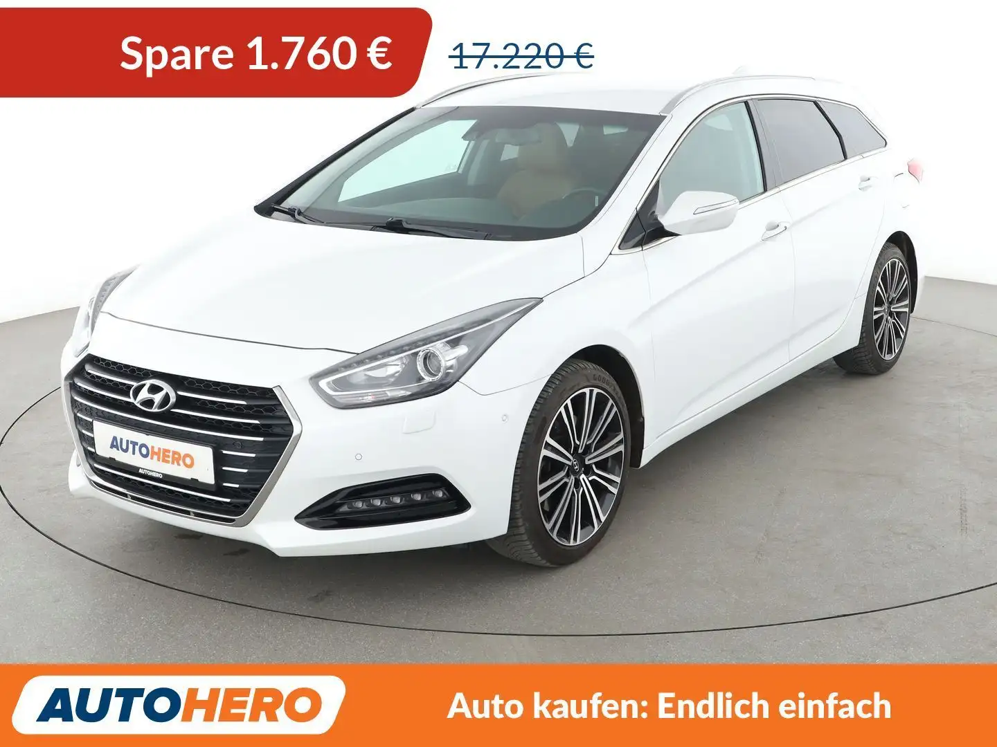 Hyundai i40 2.0 GDI Premium *NAVI*XENON*CAM*SHZ*TEMPO* Weiß - 1