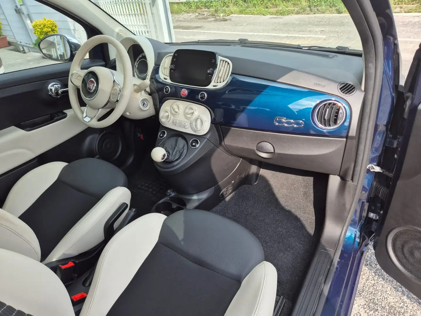 Fiat 500 500 1.0 hybrid Dolcevita 70cv Blauw - 2