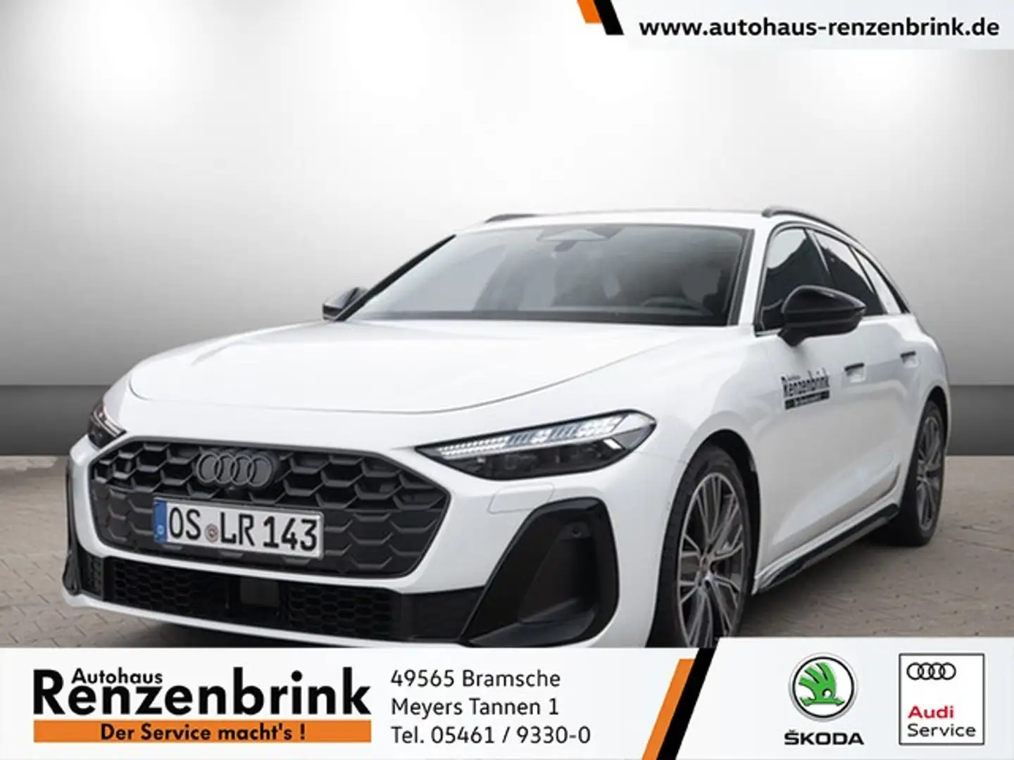 Audi A5 Avant S line TFSI 360°+MATRIX+NAVI Weiß - 1