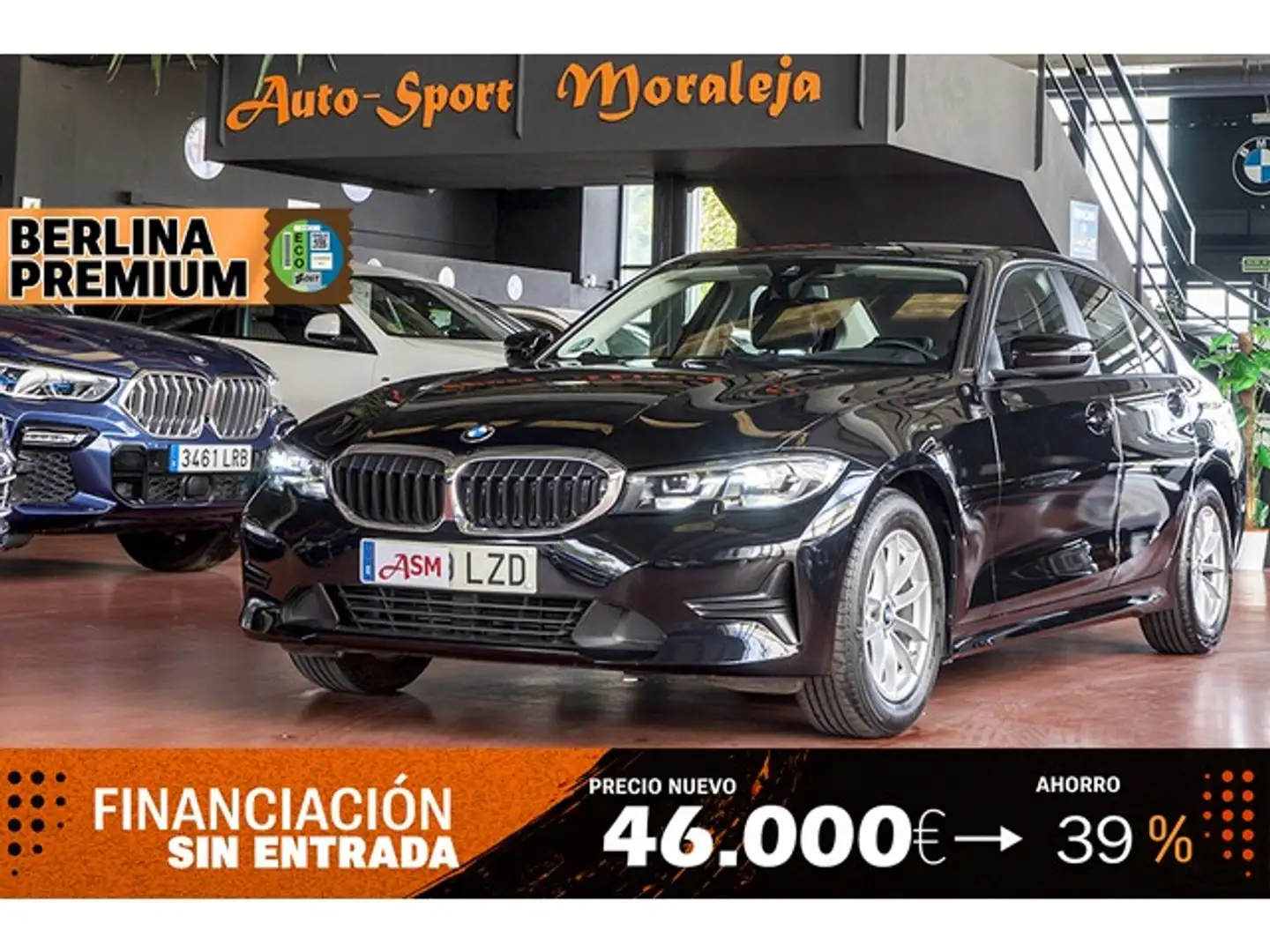 BMW 318 318dA Negro - 1