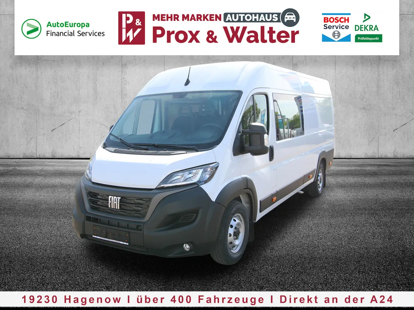 Fiat Ducato 35 Maxi L5H2 Doka 7-SITZER+270°TÜREN Weiß - 2