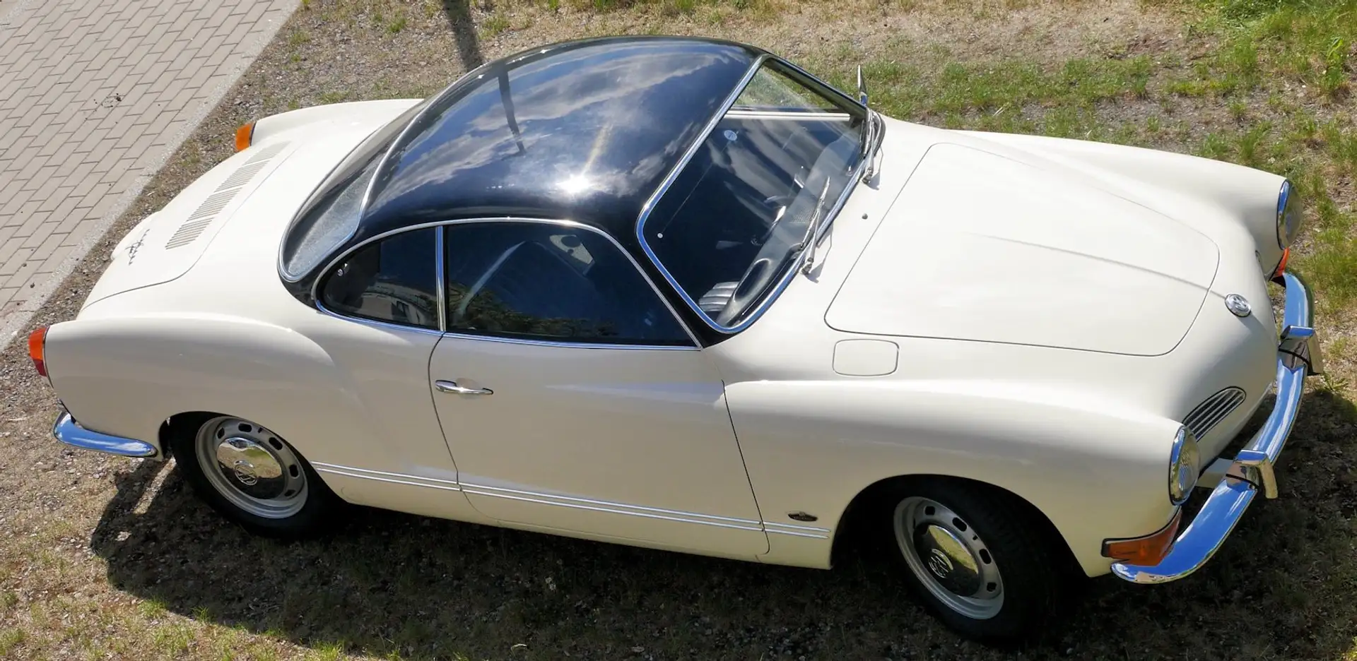 Volkswagen Karmann Ghia Typ 14 Coupé Alb - 1