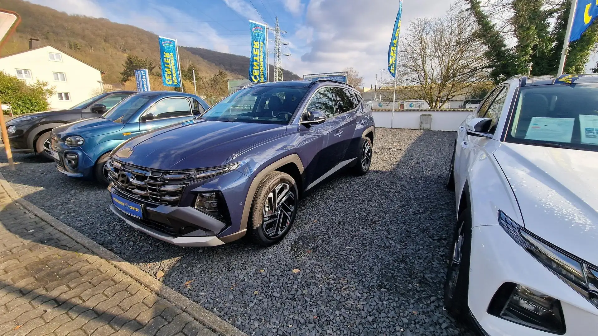 Hyundai TUCSON Prime FL 215PS Panoramadach, El. Sitze, El.Heck... Azul - 1