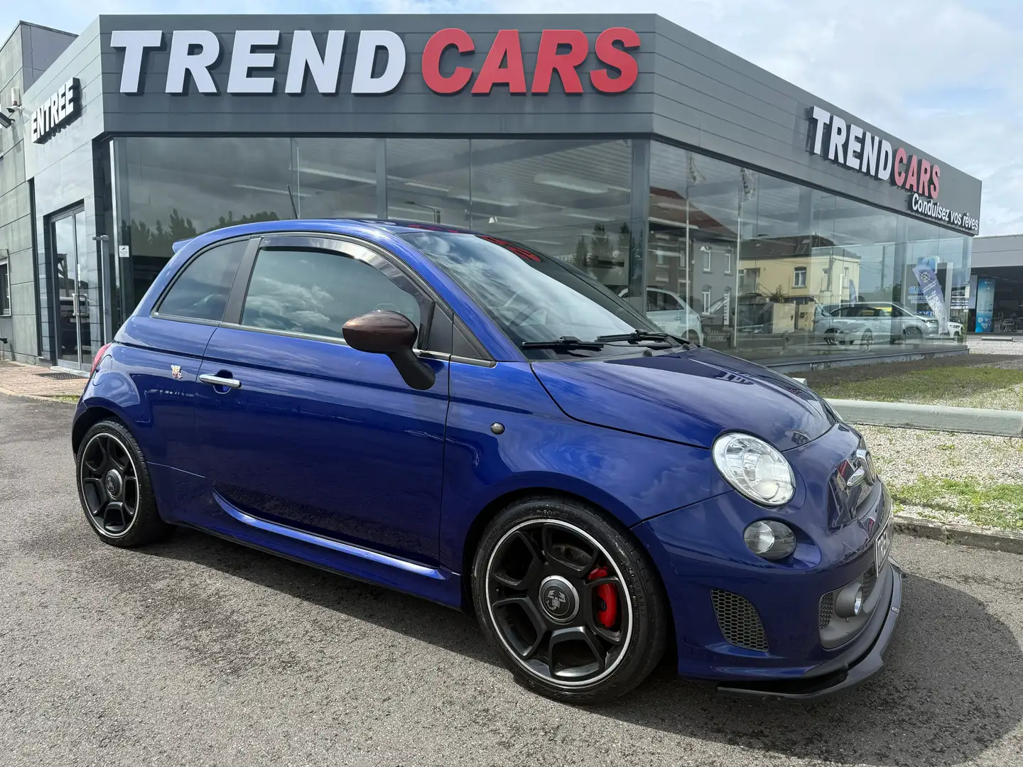 Abarth 595 Turismo Edition BoiteAuto SPORT CUIR INTERSCOPSOUND GAR1AN Blauw - 2