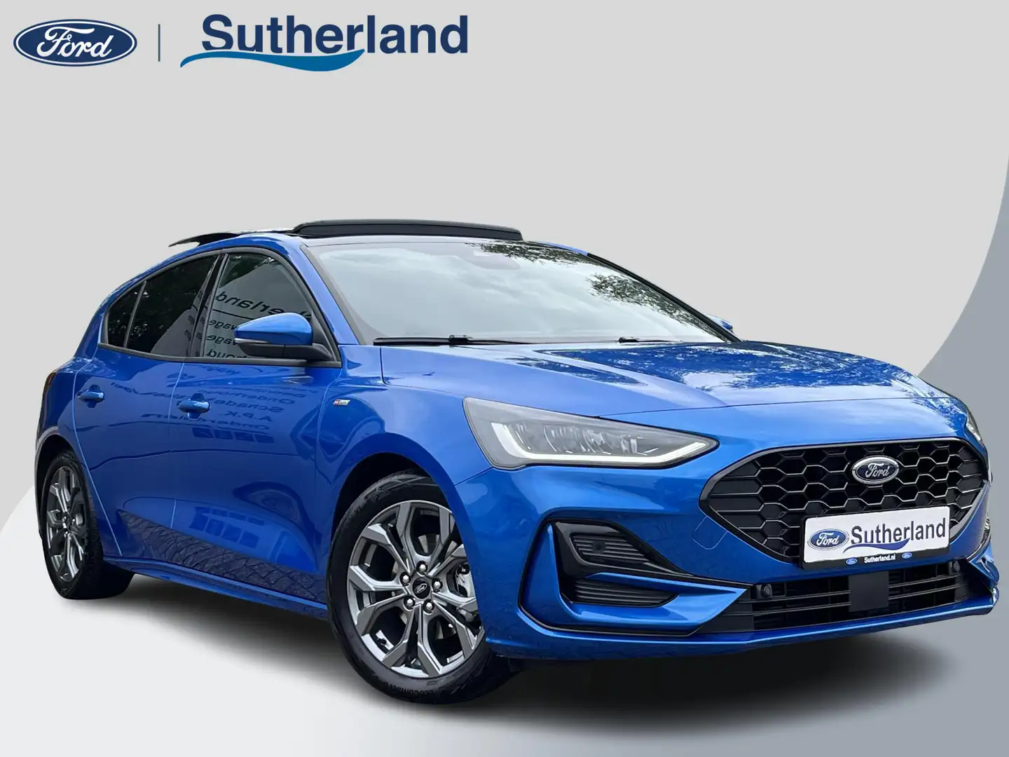 Ford Focus 1.0 EcoBoost Hybrid ST Line X Automaat | Panoramad Blauw - 1