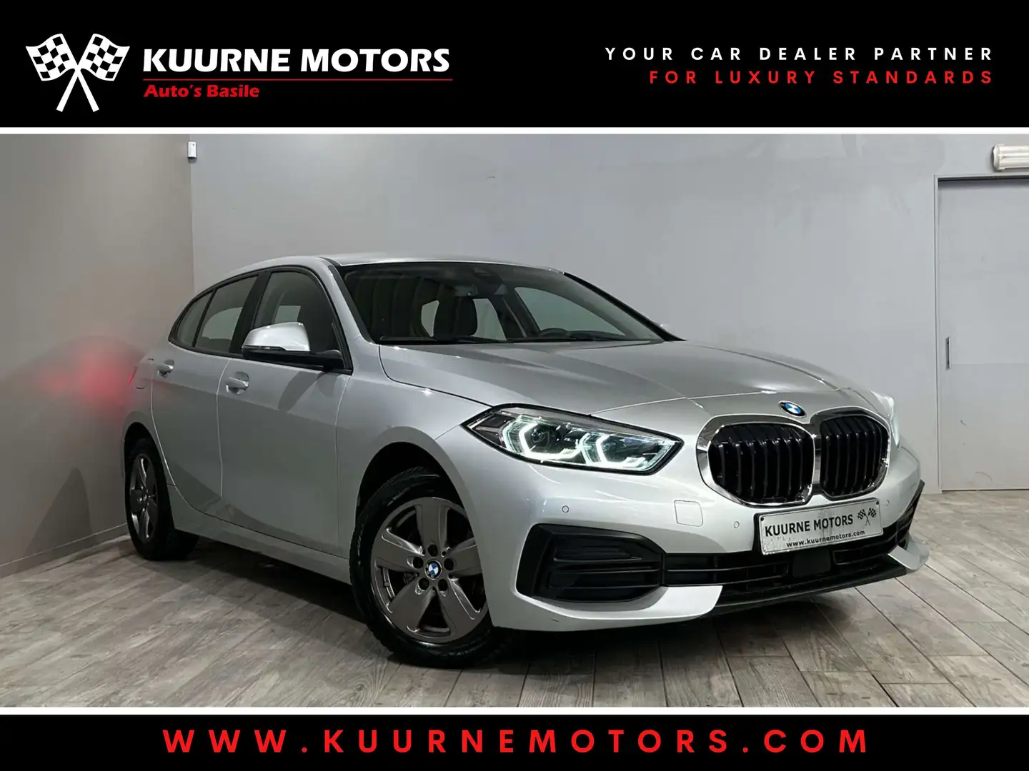 BMW 116 d Alu16\/Led/Gps/Carplay/Pdc/Airco *1j garantie* Argent - 1