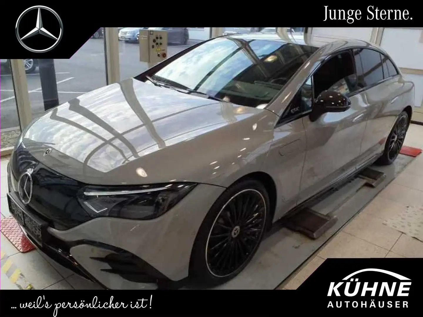 Mercedes-Benz EQE 350 AMG Night Airmatic 360° Burm3D Distr 21" Grau - 1
