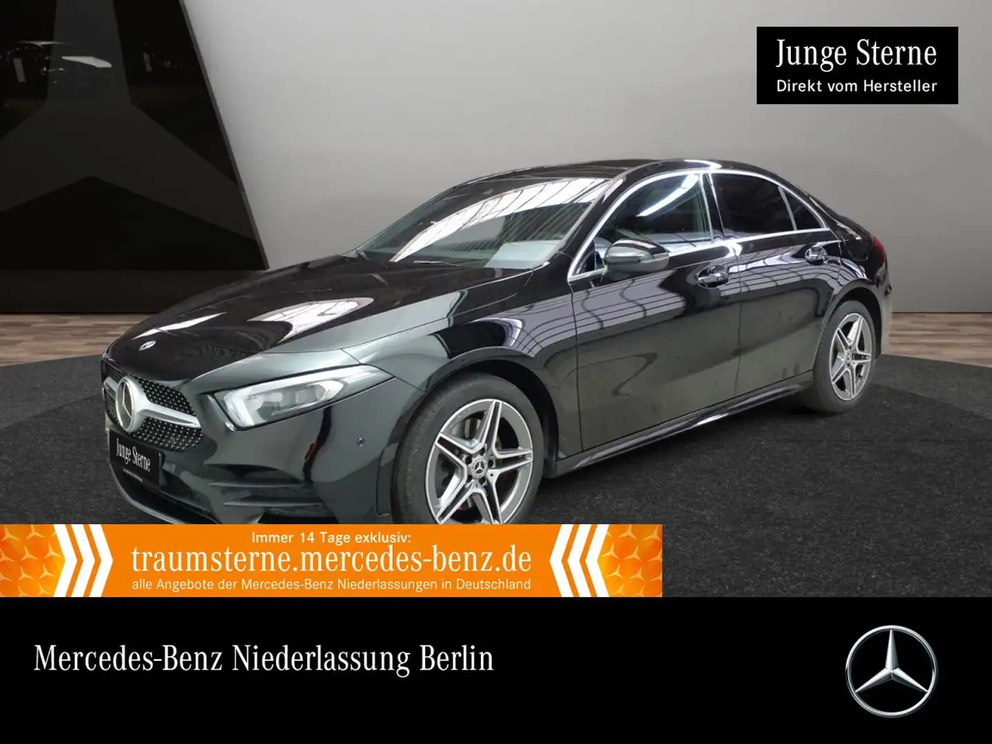 Mercedes-Benz A 250 e Lim AMG+PANO+MULTIBEAM+KAMERA+KEYLESS+8G Schwarz - 1