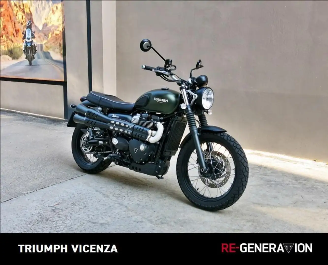 Triumph Street Scrambler Verde - 2